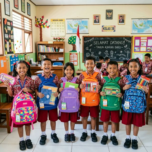 Senyum Ceria: Paket Sekolah untuk Siswa Yatim